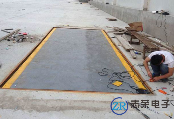 9月11日出售1臺工地用2.5x5米20噸地磅給嘉興振業(yè)建設工程